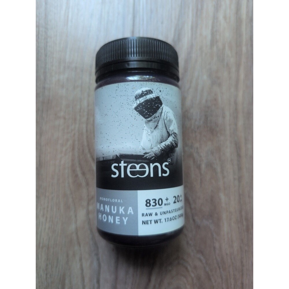 Steens Manuka Honey - MGO 830+ UMF 20+ Mono Floral Raw & Unpasteurized 17.6 Oz